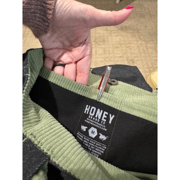 Upcycled Shuggie Fierce Honey Denim Tote Bag - 1 DAY SHIP OUT - Picture 2 of 7